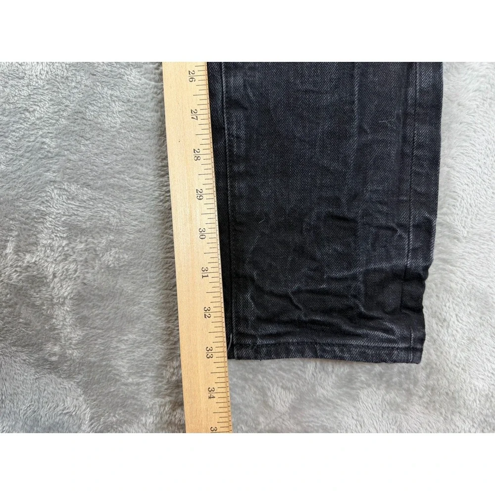 Purple Brand P001 Black Wash Slim Fit Jeans Low Rise Men's Size 33 Fits (32x33)